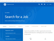 Tablet Screenshot of jobs.gecareers.com